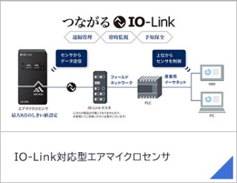 IO-Link対応型エアマイクロセンサ